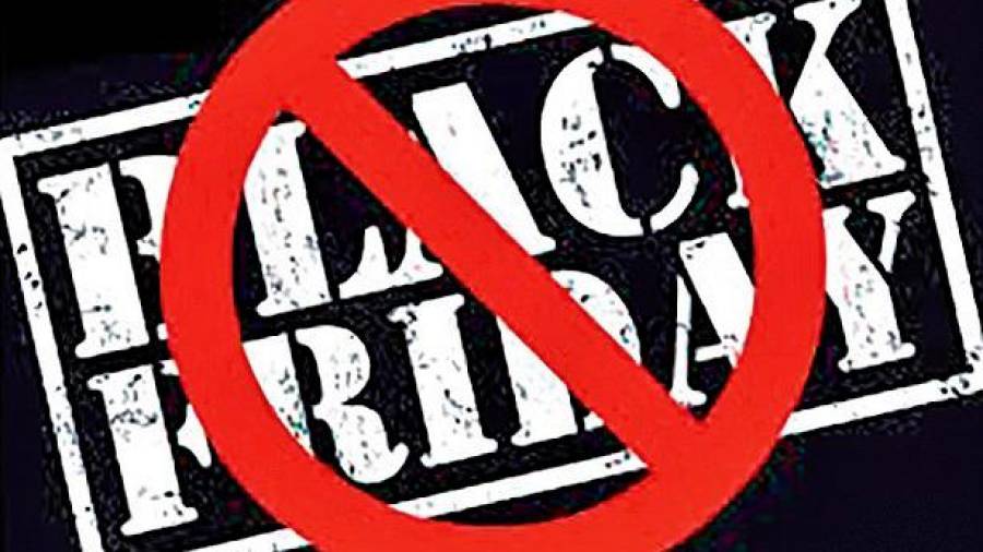 Llamada a los ciudadanos para que hagan boicot al ‘Black Friday’