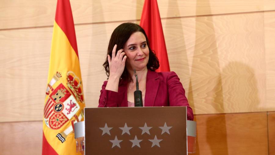 La presidenta de la Comunidad de Madrid, Isabel Díaz Ayuso. Foto: Europa Press