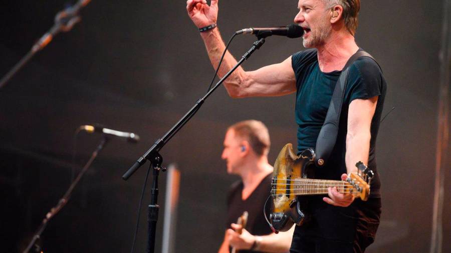 Sting ofrece en Castrelos el concierto aplazado dos años. Foto: E.P.