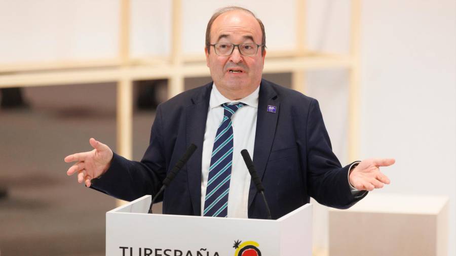 Miquel Iceta, ministro de Cultura y Deporte del Gobierno de España, en imagen de archivo.