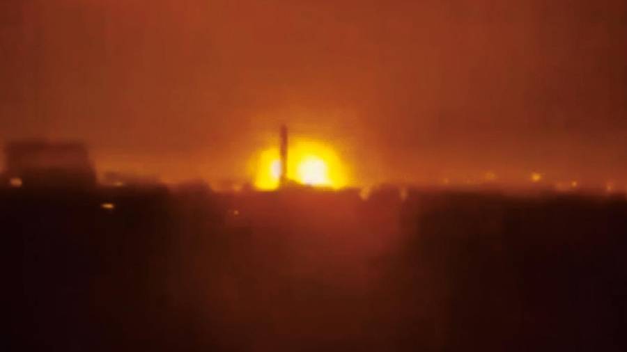 Captura de vídeo del momento en el que tuvo lugar la explosión en el aeropuerto de Kabul. Foto: ECG