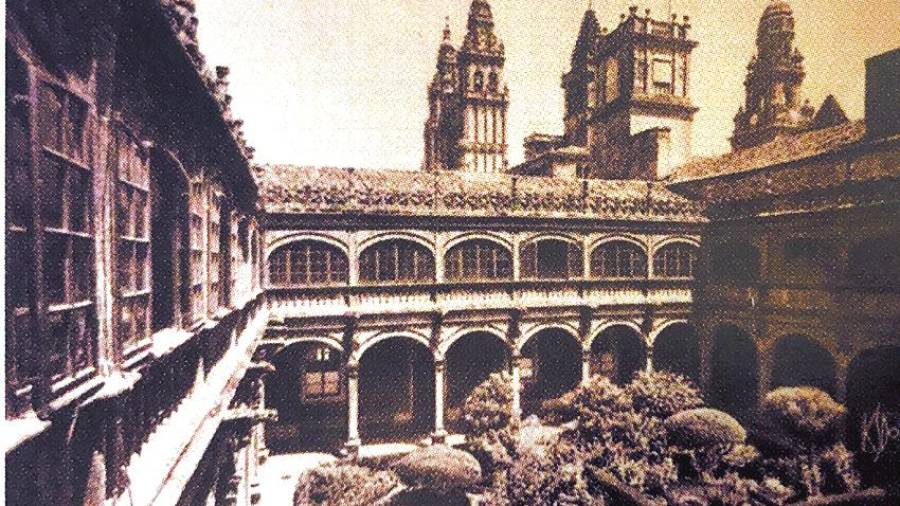 Imagen del archivo del intelectual coruñés Ángel del Castillo