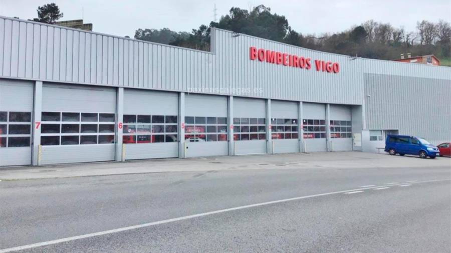Imagen de la cenral de bomberos de Vigo