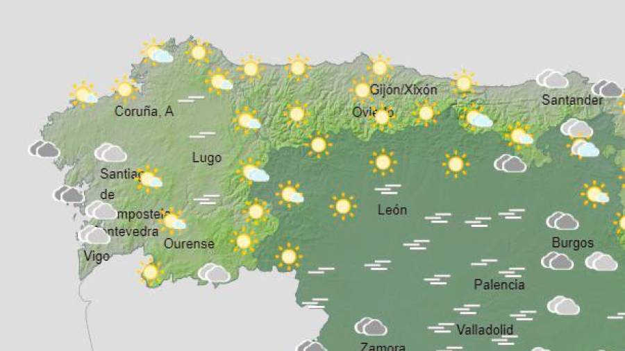 El litoral de A Coruña estará en alerta amarilla por fenómenos costeros este martes