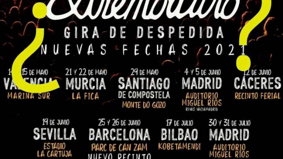 $!Extremoduro y sus conciertos, uno en Santiago, el culebrón sin fin