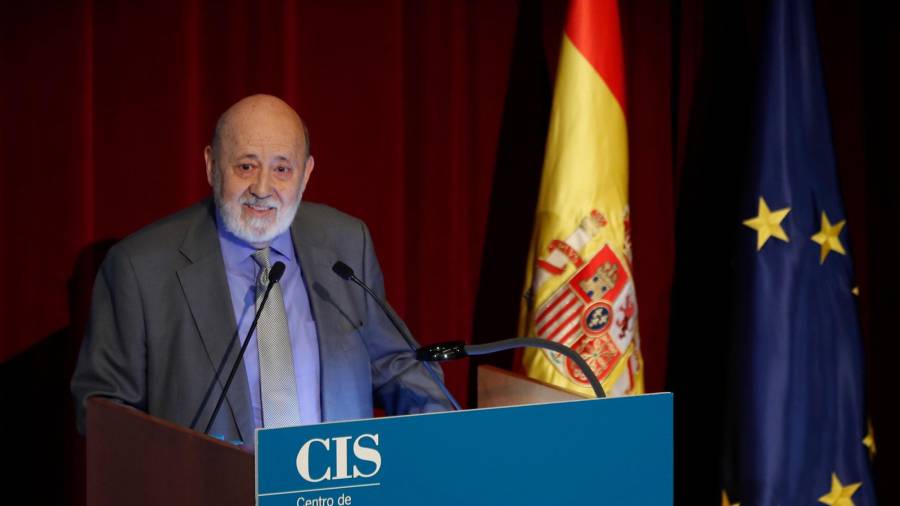 José Félix Tezanos, director del Centro de Investigaciones Sociológicas. Foto: Javier Lizón/Efe 