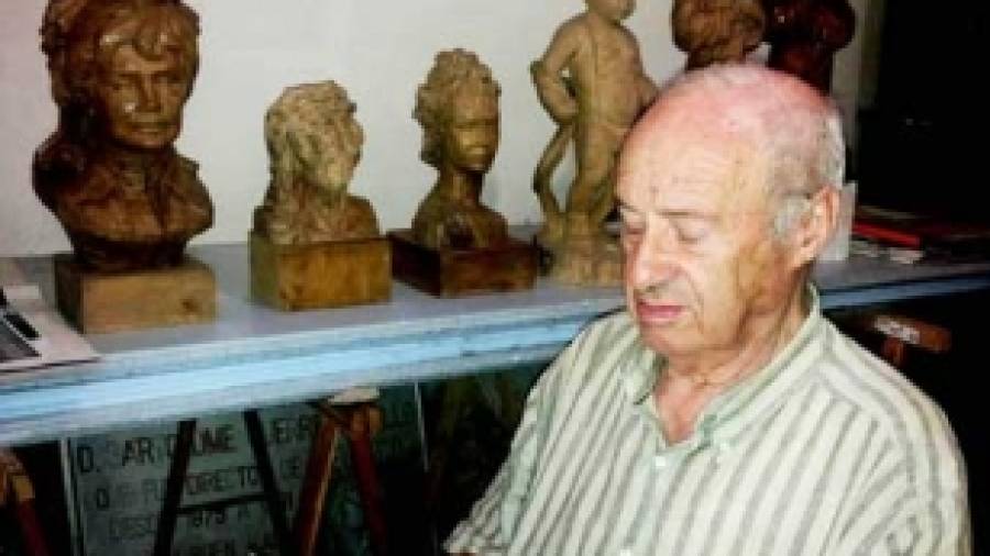 Barbazán, el genio de la escultura barcalesa que engalana Terras