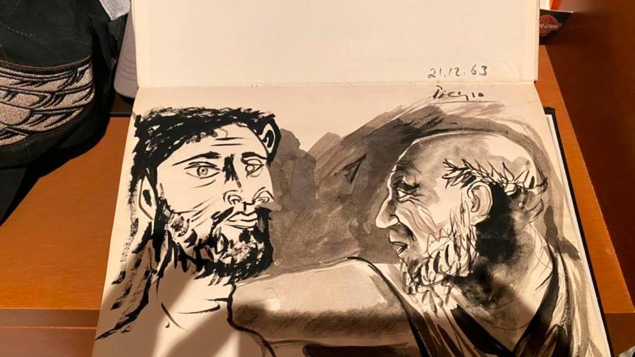 Picasso retrató a su amigo gallego Alejandro Finisterre