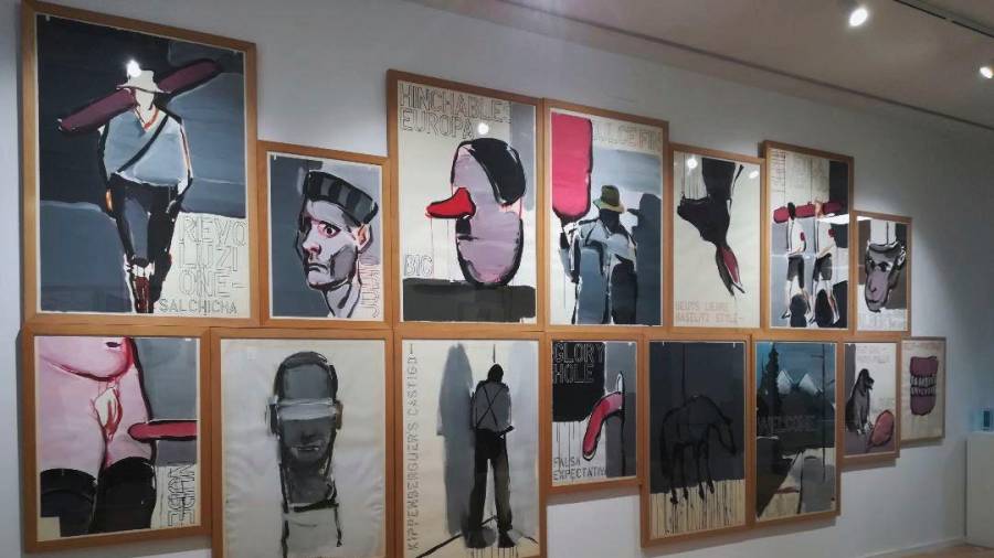 Las obras de Suso Basterrechea que se van a exponer desde hoy en la galería Metro
