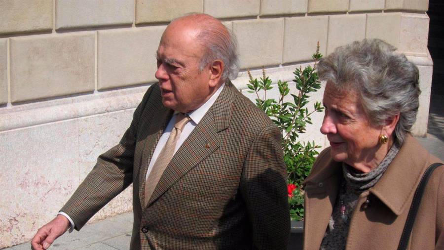 El expresidente de la Generalitat catalana, Jordi Pujol, y su esposa, Marta Ferrusola. Foto: E.P.