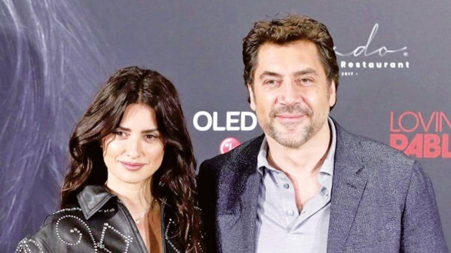 La pareja de actores españoles formada por Penélope Cruz y Javier Bardem. Foto: E. Press