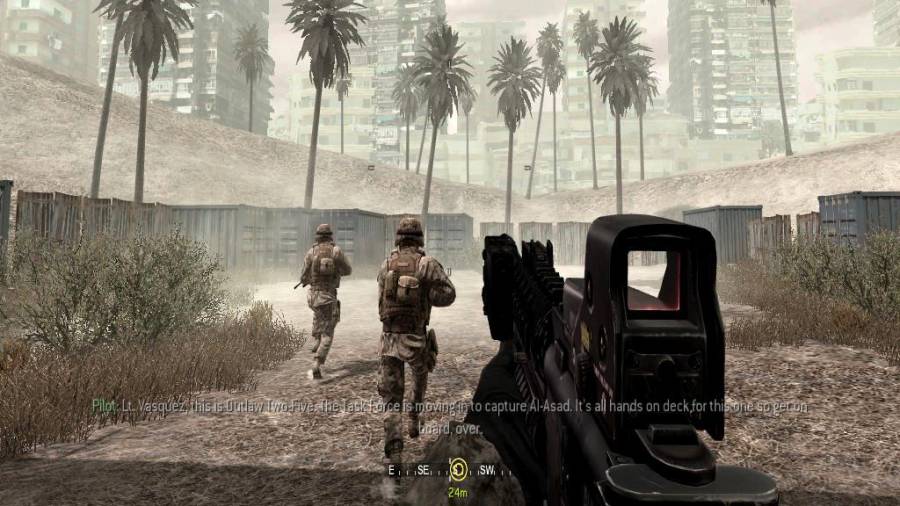 2007. Call of Duty 4: Modern Warfare de Infinity Ward. Este estudio desarrollador de videojuegos, con sede en Los Ángeles, cambió el significado de la espectacularidad en un shooter en primera persona, creó el primer videojuego con una experiencia cinematográfica como ninguno había hecho antes. (Fuente, vandal.elespanol.com. Imagen, www.imdb.com)
