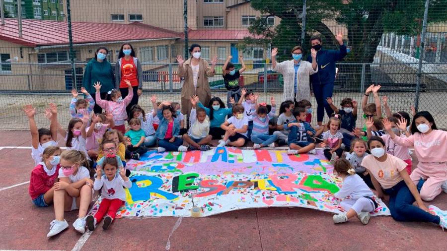 Sesenta nenas e nenos de Cee desfrutan das actividades do programa Respira