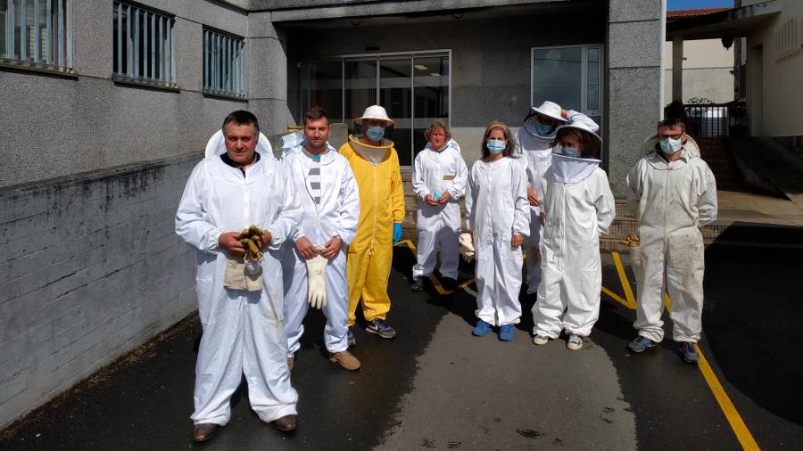 Participantes en el Programa integral de formación en apicultura. Foto: Cicapis