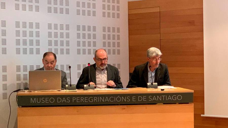 La primera ponencia versó sobre Francisco Beruete fundador hace 60 años de la primera asociación jacobea de España
