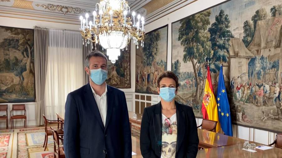 política territorial. Alberto Varela y Myriam Álvarez se reunieron este jueves en el Ministerio, en Madrid
