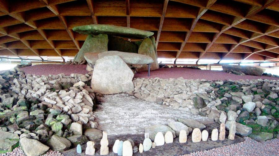 Plano xeral do dolmen de Dombate. Foto: Concello de Cabana
