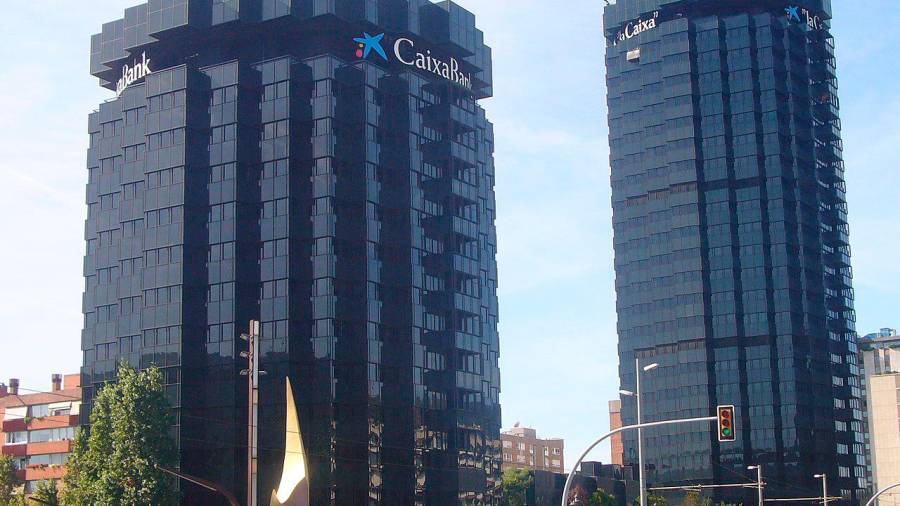 Torres donde se encuentran las oficinas centrales de CaixaBank y la Fundación La Caixa en Barcelona