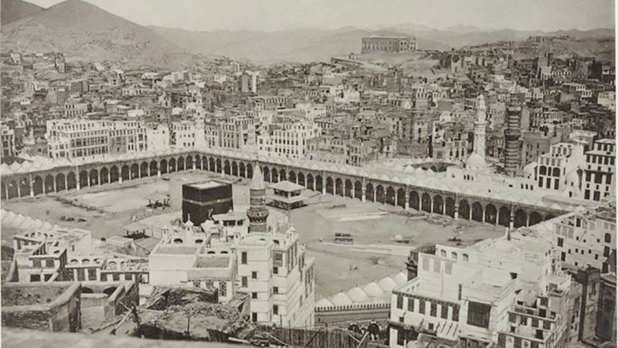Segunda imagen conocida de la ciudad de La Meca, año 1888