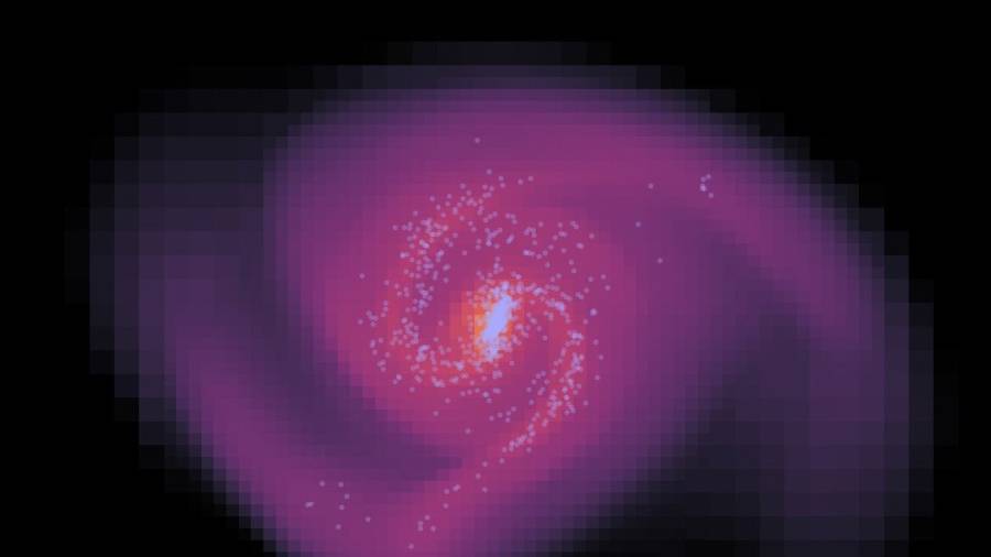 Galaxias simuladas sin materia oscura son similares a las reales