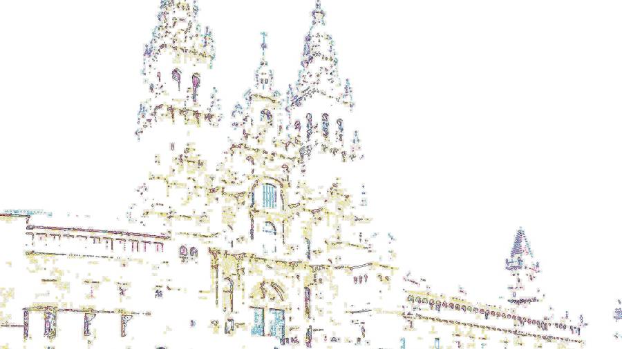 Con ocasión de la restauración de la Sami Catedral de Santiago de Compostela