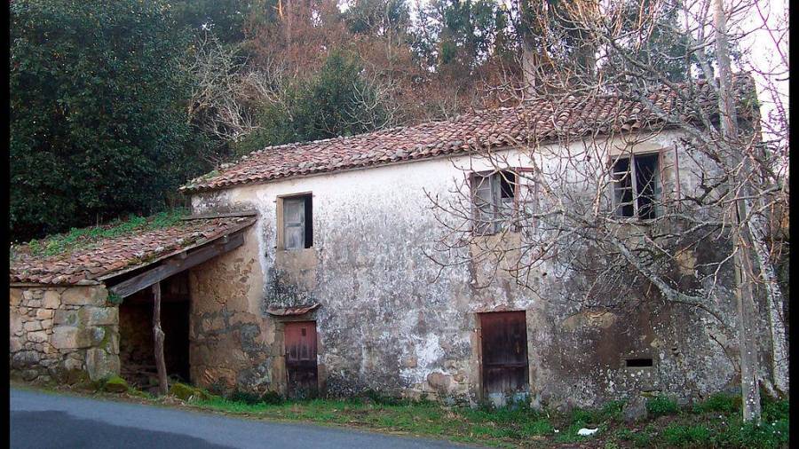 Unha casa da aldea de Castrigo
