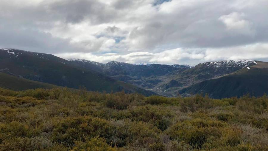 Vista de las alturas en Pena Trevinca donde Anova se opone a que se instalen parques eólicos