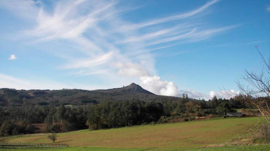 Imaxe do Pico Sacro. Foto: turismo.gal