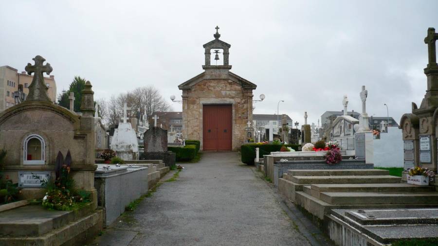 Cementerio de la Romea, en Lalín