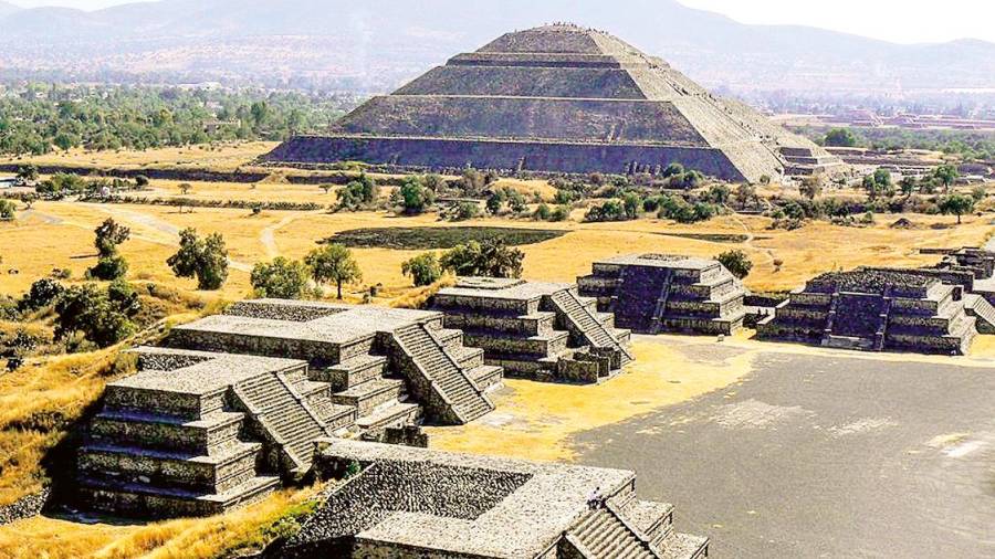 pirámide de tenochtitlán. En México. Foto: Pinterest