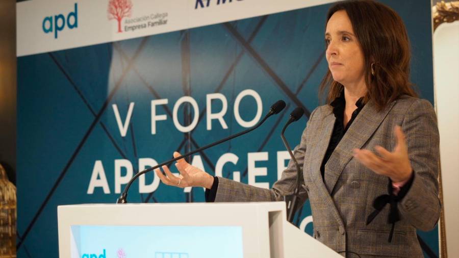Rocío Pazos, la responsable de Banco Santander en Galicia