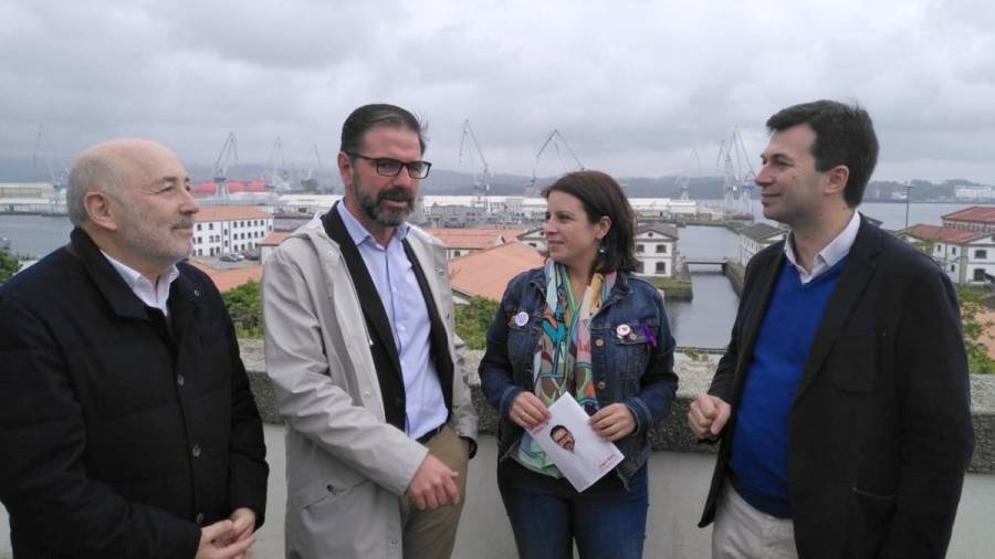 Adriana Lastra insta a votar a un alcalde socialista en Ferrol para que tenga hilo directo con el Gobierno