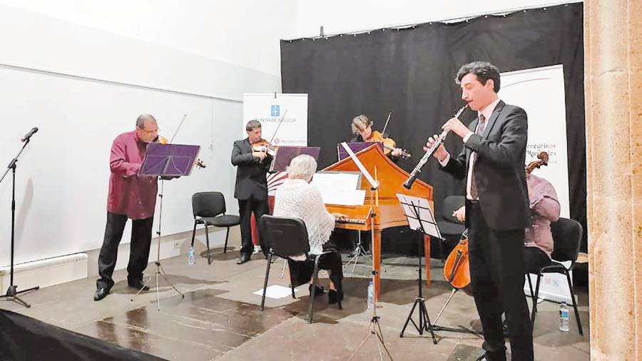 Concierto de Sergey Arutyunyany y su ensemble en el municipio de Arzúa. Foto: Peregrinos
