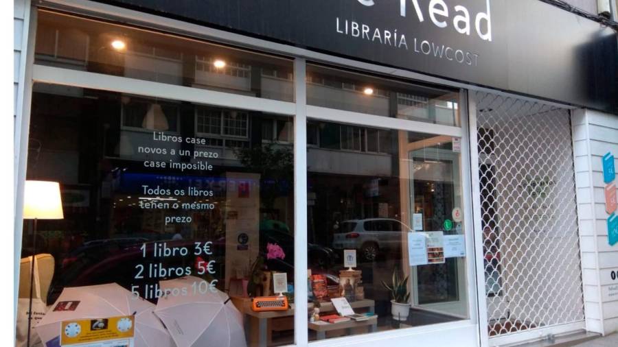 Librería Re-Read, en la rúa Santiago de Chile