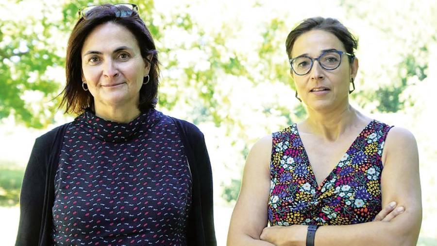 Dolores Cortina Gil y Beatriz Fernández Domínguez, investigadoras del Igfa. Foto: E. Morao