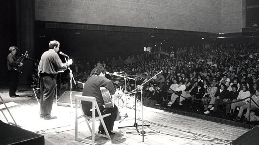 ...Cuando Voces Ceibes rememoraron el histórico concierto del año 1968 en el Auditorio de Galicia