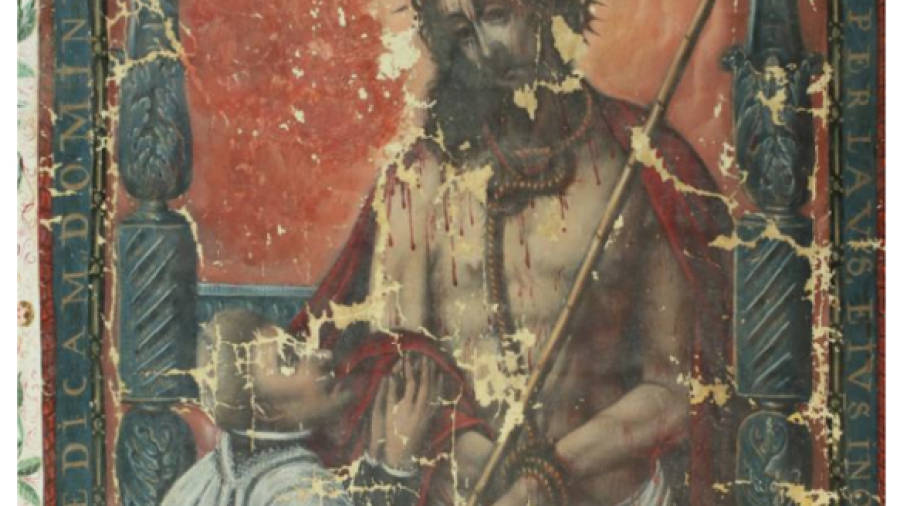 Descubren una pintura del S. XVII entre los archivos de la Catedral