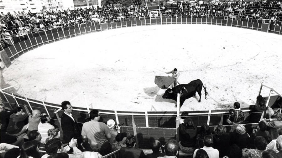 ...Cuando el barrio de O Castiñeiriño celebraba las fiestas con una gran corrida de toros