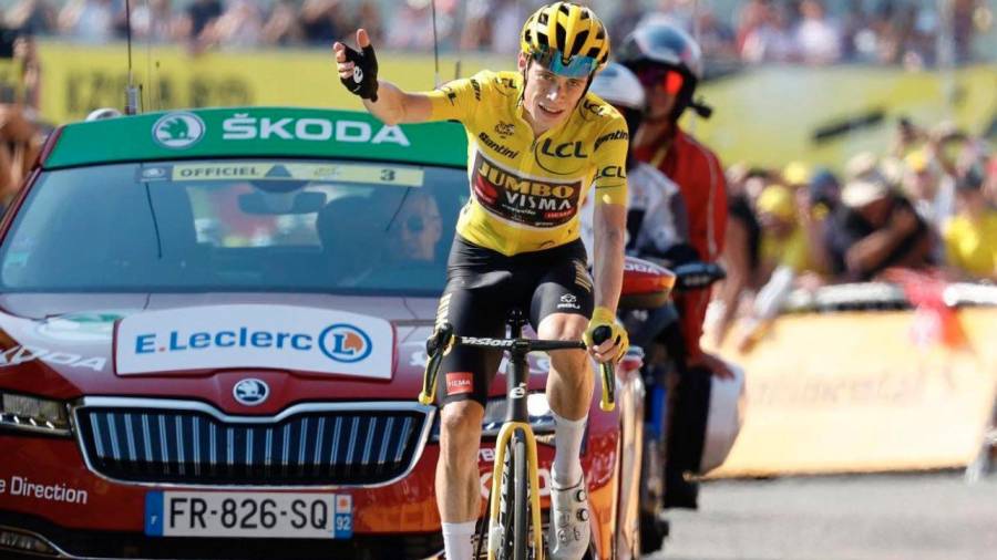 EL CICLISTA DANÉS Jonas Vingegaard fue el ganador del Tour de Francia 2022. Foto: T. J. V.