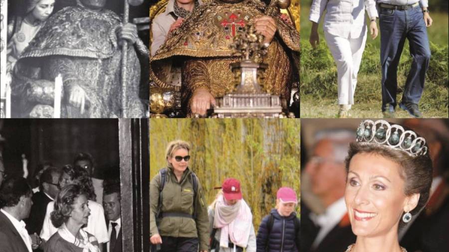'Royals' europeas, cancilleres y primeras hijas de EE. UU. con botas, mochila y bordón