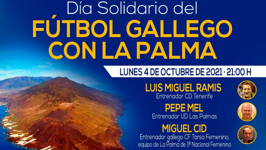 Jornada solidaria de la RFGF para ayudar a los afectados por el volcán de La Palma