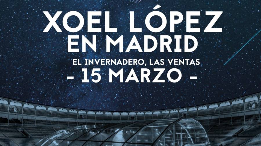 Xoel López actuará en El Invernadero de Madrid