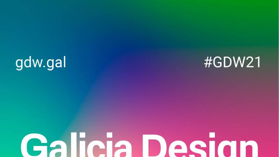 Cartel Galicia Design Weekend. Foto: GDW