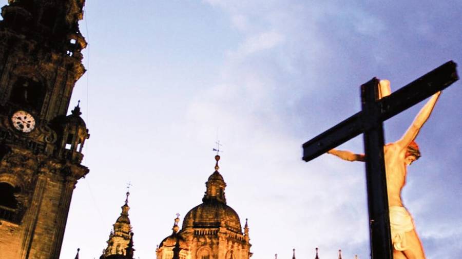 Solemne Semana Santa en Compostela, con 17 procesiones. Foto: A. P.
