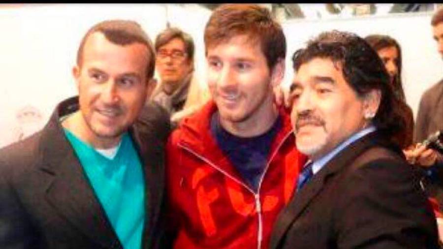 Messi y el Pelusa, los más grandes jugadores de fútbol de todos los tiempos