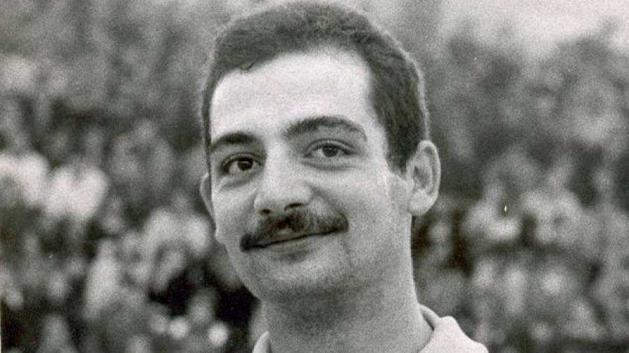 70’s. Antonio López Cid como jugador del Obradoiro. Foto: ECG