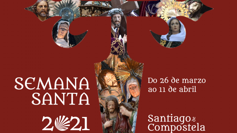 Detalle del cartel promocional de la Semana Santa 2021