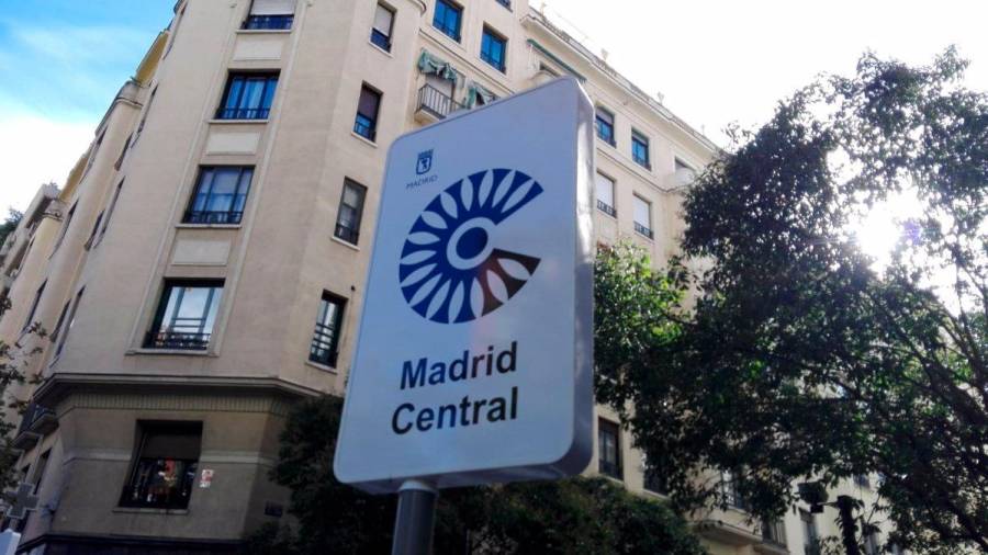 Madrid Central, proyecto del anterior Consistorio de Manuela Carmena para limitar el tráfico en el centro de la capital. Foto: Europa Press