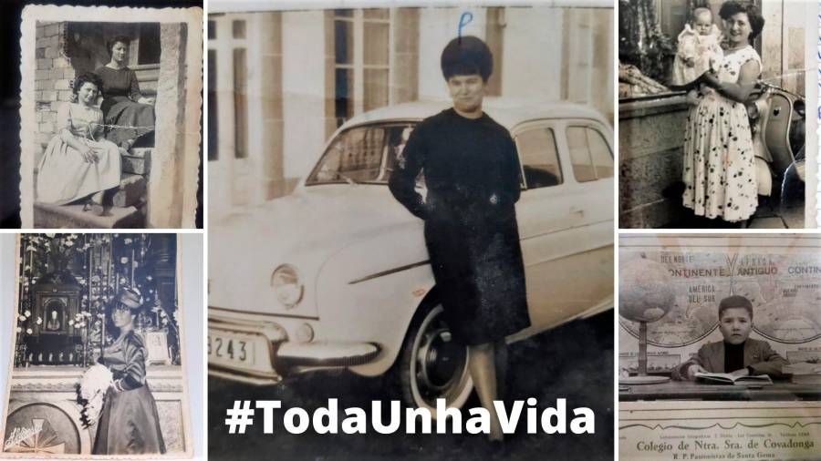 Imagen de la campaña #TodaUnhaVida, con fotos de usuarios de los centros de Agadea