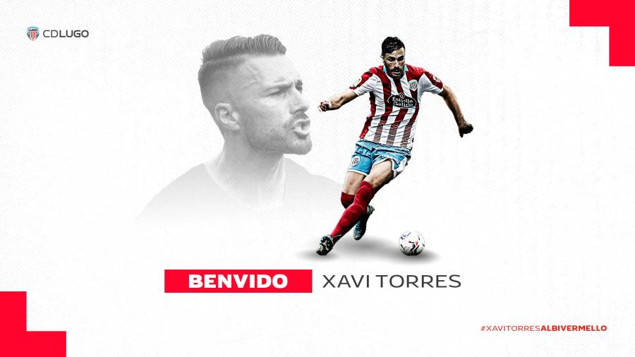 Xavi Torres vestirá la camiseta del CD Lugo durante una campaña